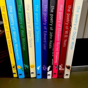 Poetry collection book set literature homeschool esthetic classical works